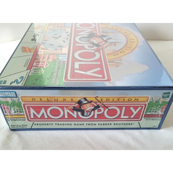 MONOPOLY Deluxe Edition (1998) – Factory Sealed – Vintage Parker Brothers Board - Picture 6 of 8